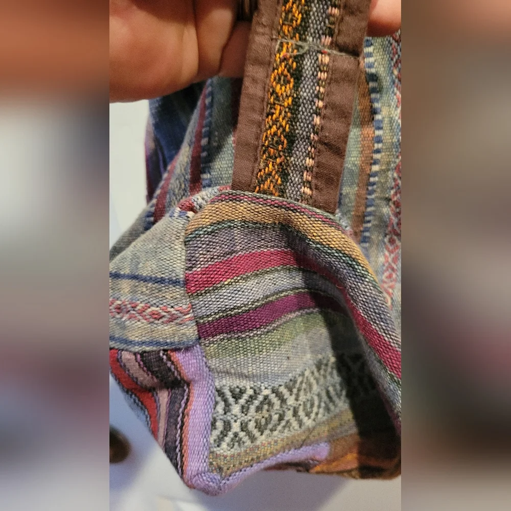 Colorful Patchwork Backpack - Picture 4 of 6